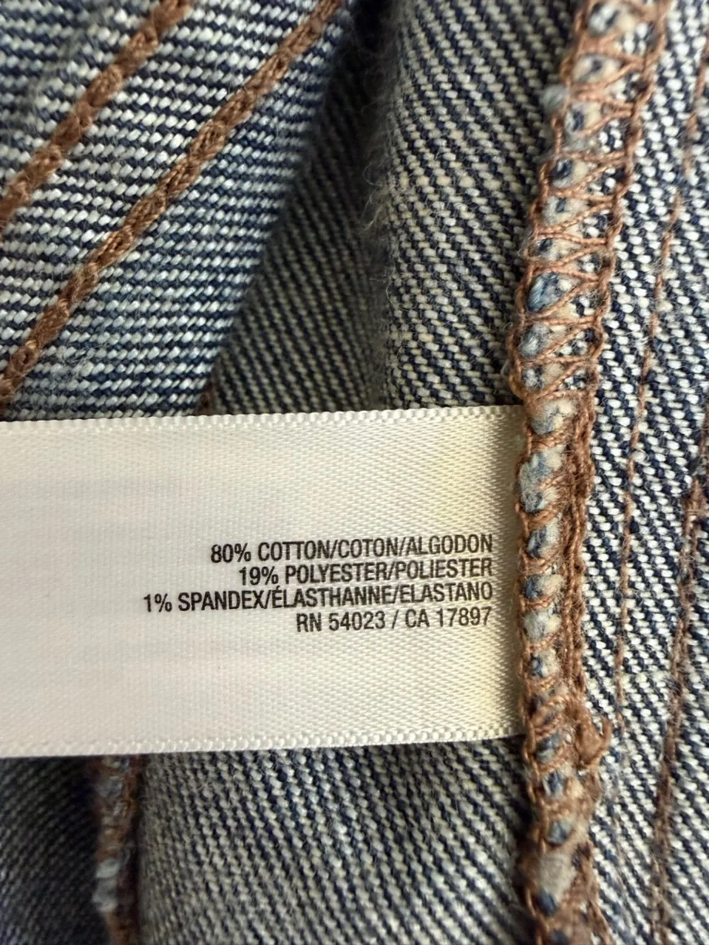 Old Navy Dark Worn Denim Trucker Jean Jacket Vintage 2012 Size S Classic - Picture 11 of 12